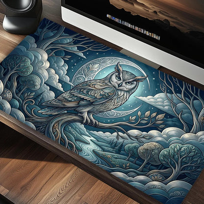 Owl Art Gaming Mouse Pad