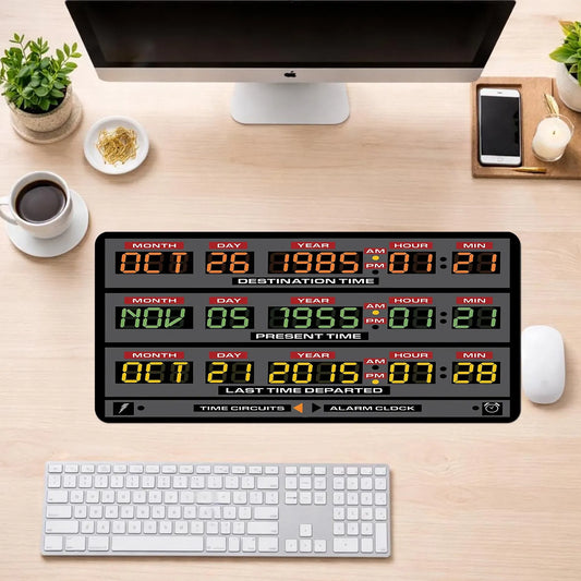 Back to the Future Time Machine Mouse Pad