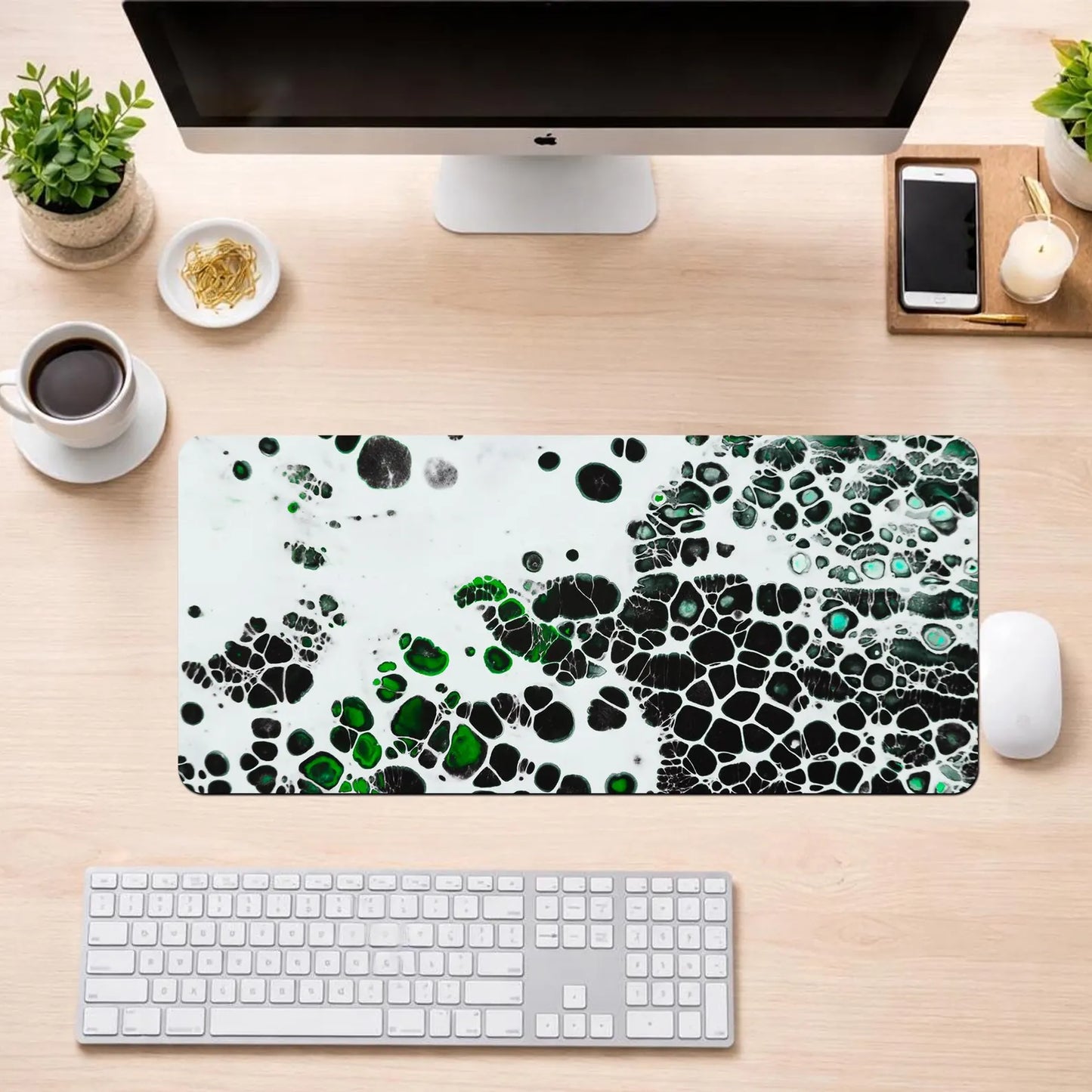 Abstract Marble Mouse Pad